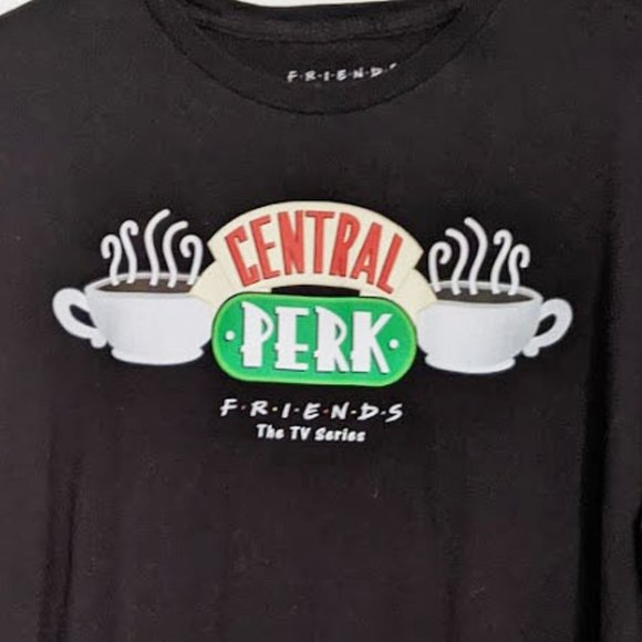 FRIENDS CENTRAL PERK GRAPHIC TEE BLACK - Picture 2 of 4